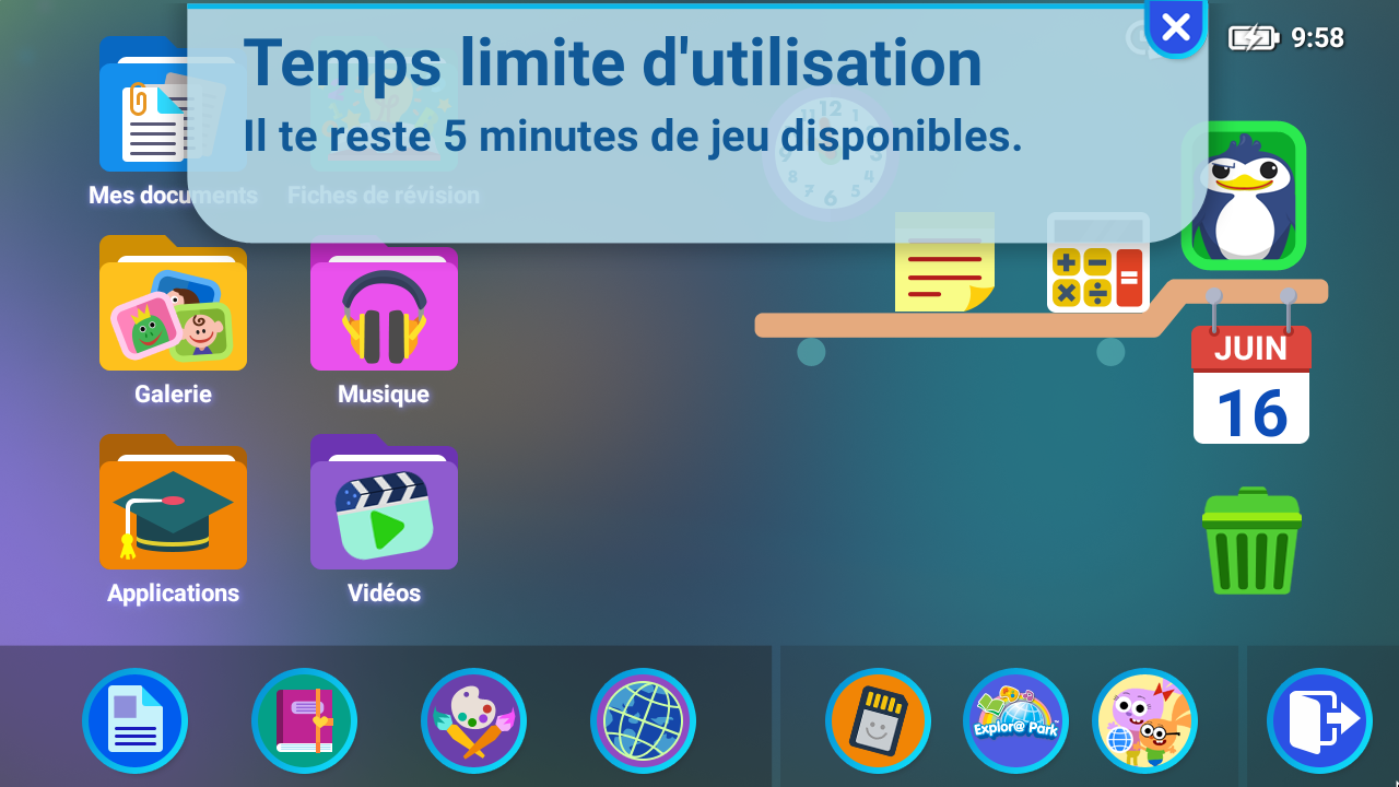 Comment puis-je fixer des limites de temps de jeu sur l'appareil Genio de  mon enfant ? – VTECH