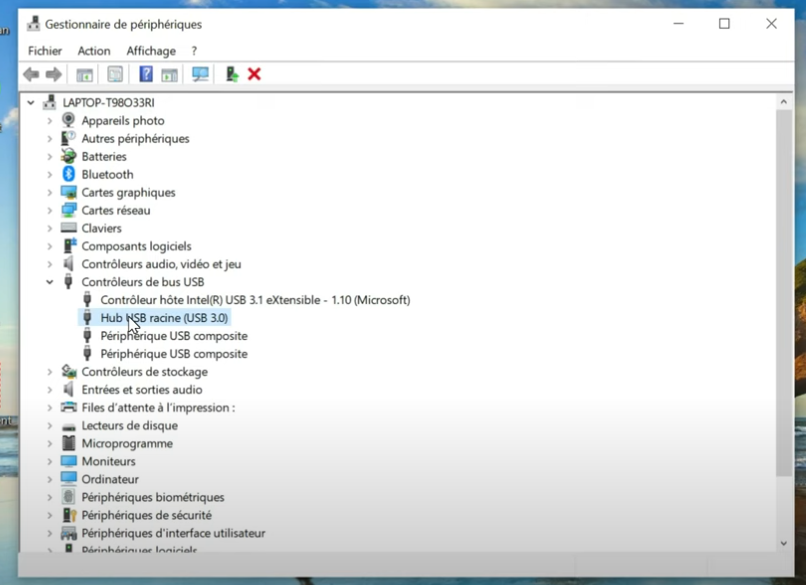 Windows-Gestionnaire périph-Hub USB racine.png