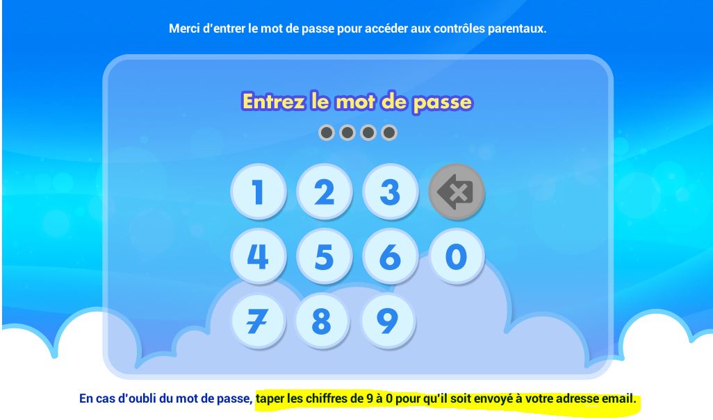 Contrôles Parentaux - Oubli mot de passe.JPG